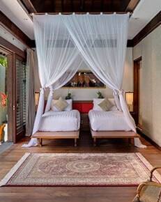 Des Indes II - Twin guest bedroom